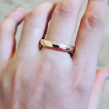 hamam dest: Alyans, Üzük, Sarı qızıl, 585 Əyar, Qaşsız — 5