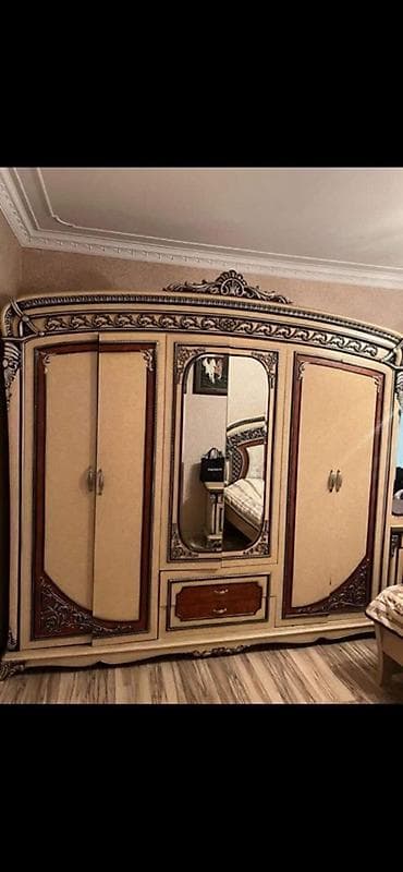 2 təknəfərlik çarpayı, 2 tumba, Dolab, Komod, Malayziya, İşlənmiş — 3