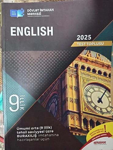 Məhsul: Hazırlıq üçün test toplusu və dərs vəsaiti dəsti 1) İngilis