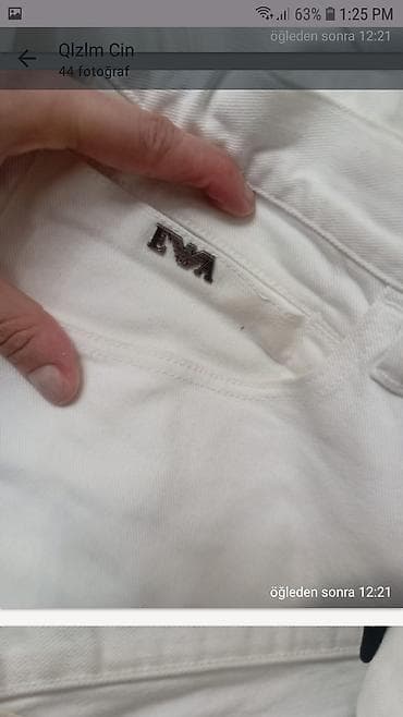 Cinslər: Cinslər, Emporio Armani, rəng - Ağ — 3