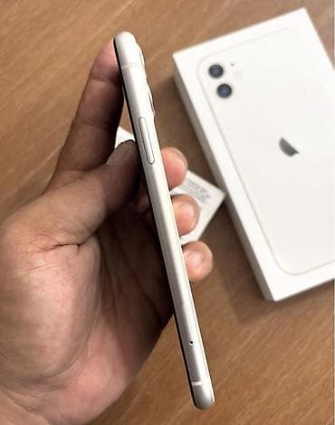 айфон 1: IPhone 11, 128 ГБ, Белый, Гарантия, Беспроводная зарядка, Face ID — 5