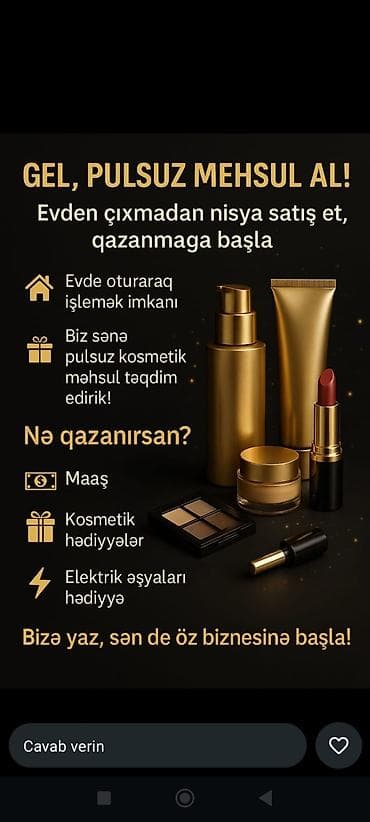 boss az vakansiyalar: Satış məsləhətçisi tələb olunur, İstənilən yaş, Təcrübəsiz, İşəmuzd ödəniş — 2