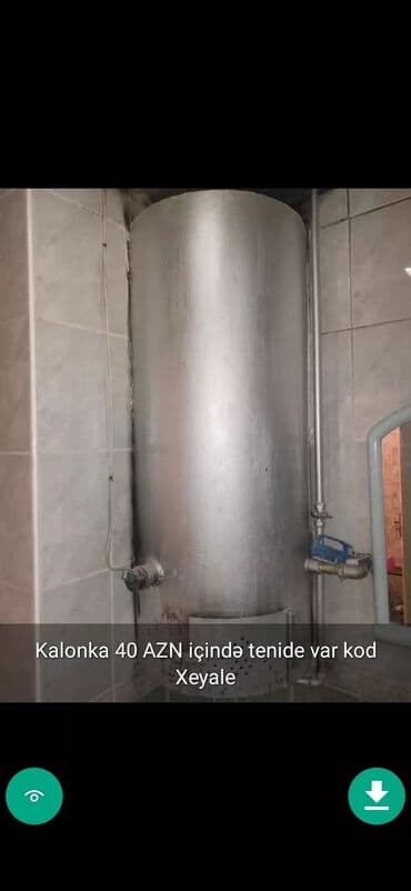 çənlər: Bak, Plastik, 1000 l l, İşlənmiş, Ünvandan götürmə — 18