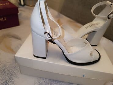 босоножки 27 размера: Размер: 37, цвет - Бежевый, Б/у — 1