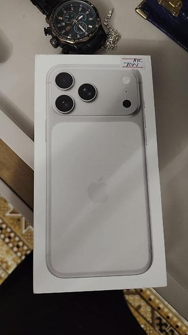 iphone şunur: IPhone 17 Pro Max, 256 GB, Matte Silver — 1