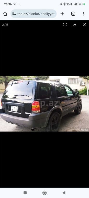 Ford Escape: 3 л | 2001 г. 230400 км Внедорожник at lalafo.az — 1 Ford Escape: 3 л | 2001 г. 230400 км Внедорожник — 1