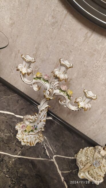 Almaniya istehsalı Farfor Kayser markası Şamdan.500 m