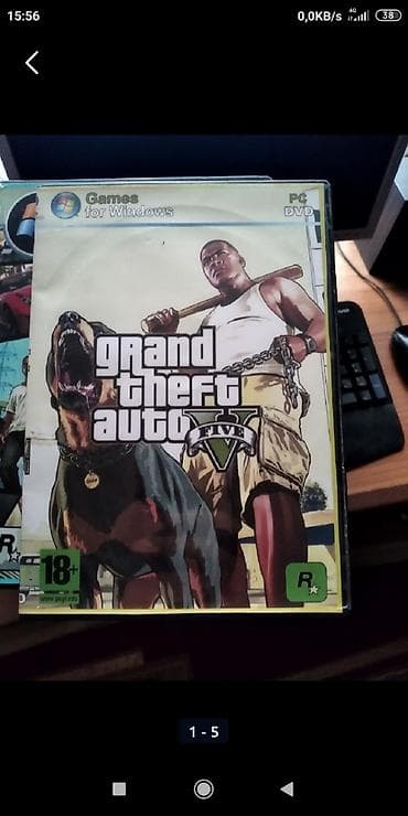 mini disk: Pc Kamputer Ucun GTA 5 Orginal 14 Disk Diskin qablari yoxdu evde — 1