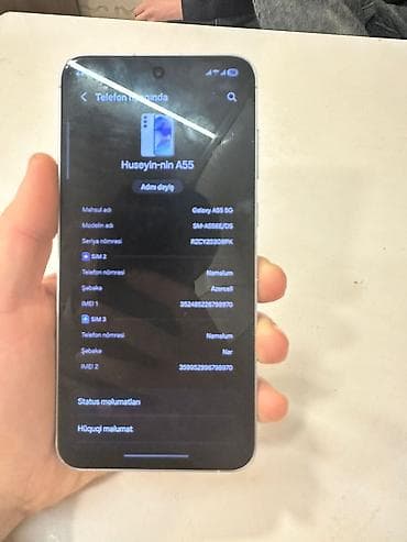 Kompüter, noutbuk və planşetlər: Samsung Galaxy A55, rəng - Gümüşü, İki sim kartlı — 4