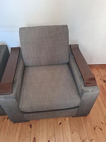 Klassik divan, Kreslo, Bazasız, Açılmayan — 4