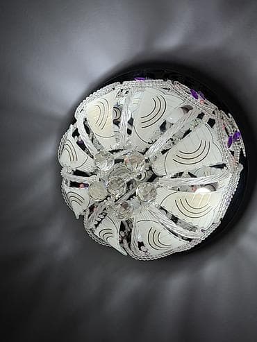 Led Çılçıraq, 4 və daha çox lampa, Şüşə