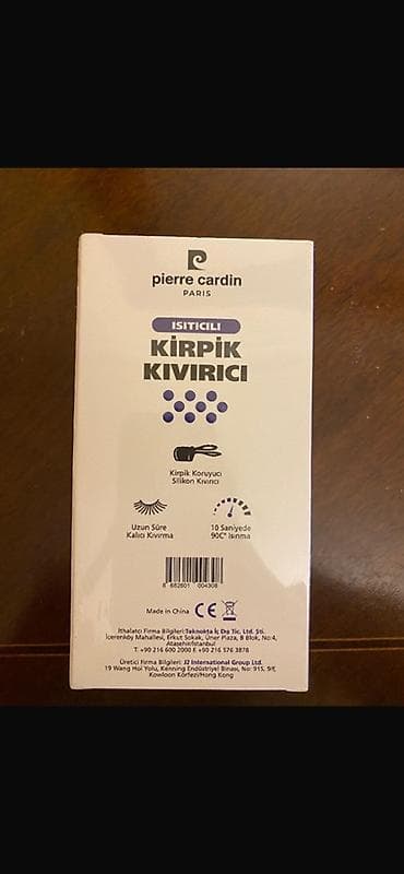 stolustu ventilator: Pierre Cardin Paris – İsiticili kiprik bükən (Kirpik Kıvırıcı) Bakida — 2