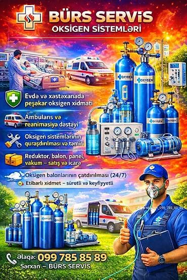 tibbi oksigen aparati: BÜRS SERVİS – Oksigen sistemləri və texniki avadanlıqlar Təkliflər: - — 2
