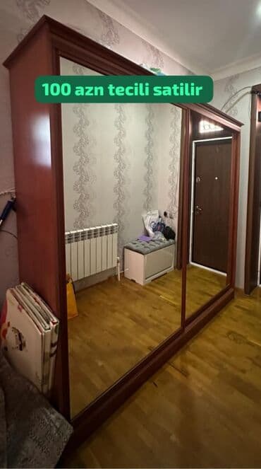 işlənmiş şifoner: İşlənmiş, Açılan, 4 qapılı Düz dolab, Dəhliz dolabı — 1