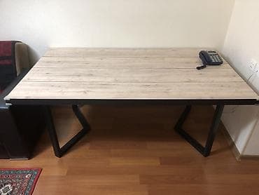 taxt demir: Kompüter masası, Açılmayan, Laminat, Dördbucaq masa — 5