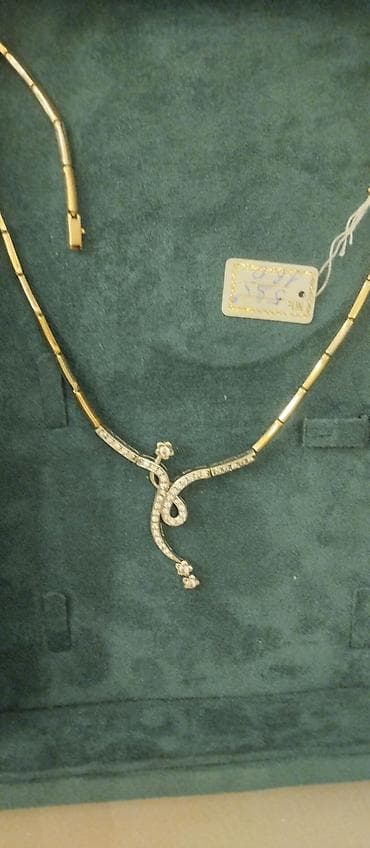 Çantalar: İki rəngli zərif boyunbağı - Dizayn: Asimmetrik, zərif “S” formalı — 6