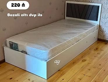 Yeni, Təknəfərlik çarpayı, Bazalı, Matras ilə, Siyirməsiz — 1