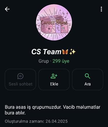 Əməkdaş axtarışı (vakansiyalar): Online iş imkanı 😍 Qrupumuza qoşulmağa tələsin — 1