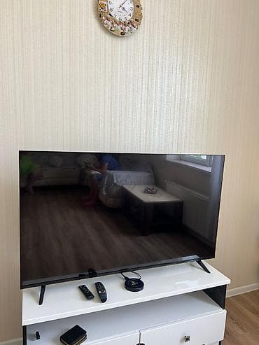 Smart TV + Android TV Box paketiEndirim 127 ekran smart TV 530azn təzə