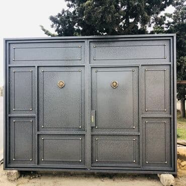 avtomat darvazalar: Eni-3.30 Hündürlük-2.60.Şekili çevirib O biri Qapıyada Baxa — 3