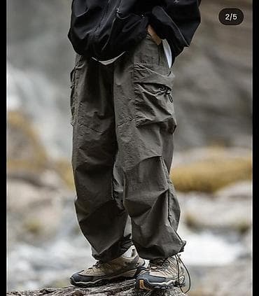 Şalvarlar: Unisex Cargo şalvar – outdoor və gündəlik istifadə üçün. Çox az — 1