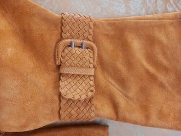 qadın üçün qış zamşa botfortları: Türkiyə istehsalıdır. Toplune firmasıdır. Ölçü 37. Üstü təbii nubuk — 3