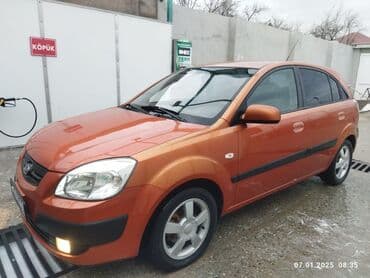 Digər nəqliyyat: Kia Rio hatchback - Kuzov: 5 qapılı hatchback, narıncı rəng - Ön — 3