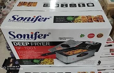 Fri kartof aparati Sonifer 4 litr tutumlu 130-190 derece temperaturda — 3