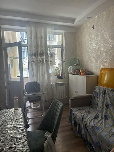 bir otaql: 3 otaqlı mənzil – balkonlu, mətbəx və sanitar qovşağı ilə - Plan — 1