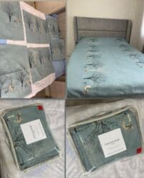 Yataq üçün Yeni Yataq örtüyü, Ünvandan götürmə, Pulsuz çatdırılma, Ödənişli çatdırılma