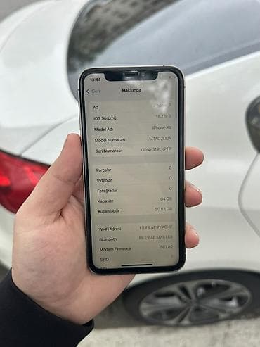 ıphon: IPhone Xs, 64 GB, Gümüşü, Zəmanət, Simsiz şarj, Sənədlərlə — 2