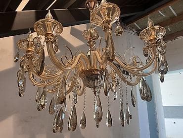 ucuz listurlar: Çılçıraq, 10 və daha çox lampa, Şüşə — 2