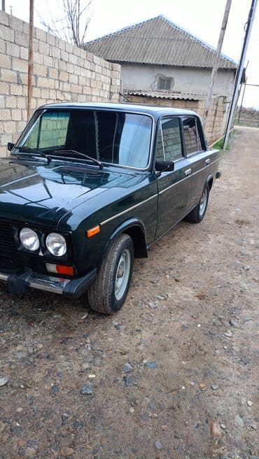 07 sekilleri cekmek: VAZ 2106 sedan - Kuzov: 4 qapılı sedan, tünd yaşıl rəng - Ön hissə — 6