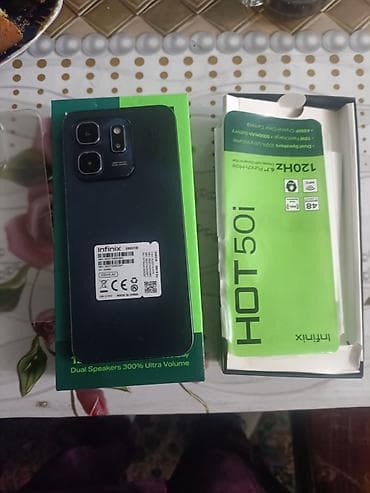 redmi note 9 qiymet: Infinix HOT 50i, 256 GB, rəng - Mavi, Sensor — 5