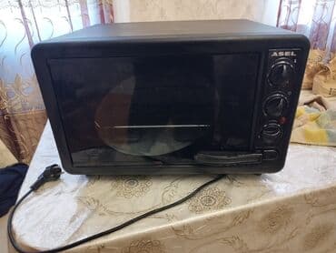 peckalar: Духовка Asel, Электрическая, цвет - Черный, Встраиваемая, Б/у — 2