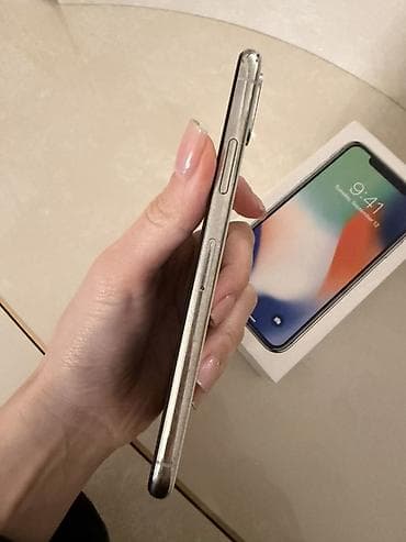 iphone x ikinci əl: IPhone X, 64 GB, Gümüşü, Face ID — 4