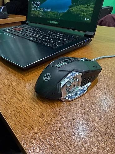 nar.sim: Oyunçu üçün simli gamer mouse - Ergonomik, agresiv dizayn: tutuşu — 1