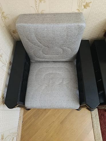 Mebel: İşlənmiş, Divan, 2 kreslo, Divan, Bazalı, Açılan — 8