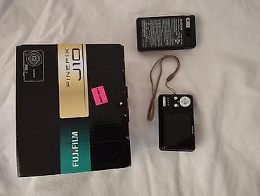 retro kameralar: Fujifilm FinePix J10 rəqəmsal fotoaparat Komplekt: - Fotoaparat — 2