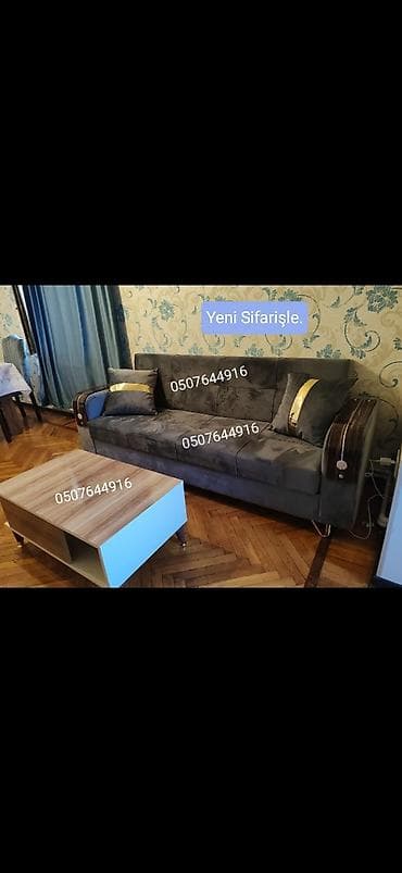 Ev üçün digər mebel: Divan, Yeni, Açılan, Bazalı, Parça, Şəhərdaxili pulsuz çatdırılma — 6