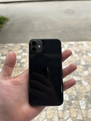 ayfon ikinci el 11: IPhone 11, 64 GB, Qara, Face ID — 1