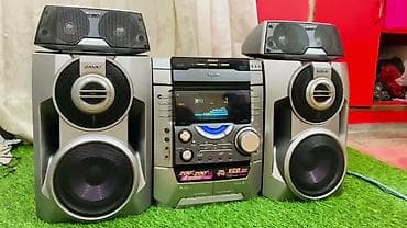kasa aparati: Sony MHC-VX77 mini hi-fi musiqi sistemi - Komplekt: əsas blok, 2 iri — 3