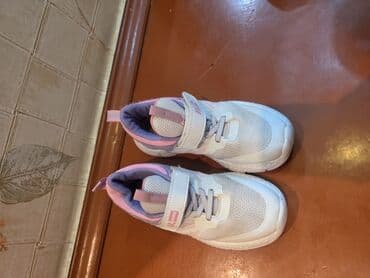 uşaq qaçış krossovkaları: Uşaq idman ayaqqabısı - Rəng: açıq boz/ağ tonları, çəhrayı və — 2