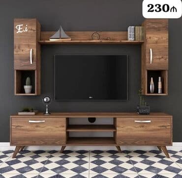 Komodlar: Yeni, Düz TV altlığı, Polkalı, Azərbaycan — 4