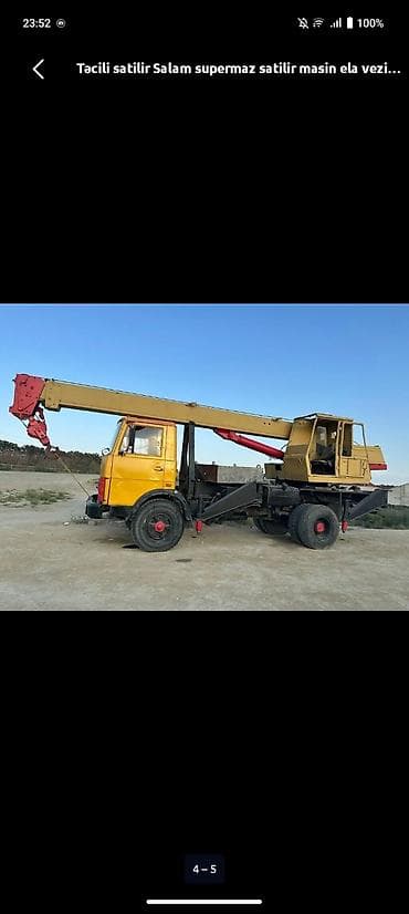 Avtokran – yükqaldıran maşın - Şassi: MAZ tipli yük maşını üzərində - — 1