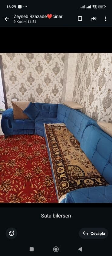 metbe ucun kunc dıvanları: Künc divan, Parça — 1