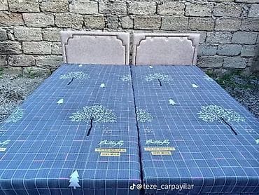 Təzə çarpayılar 1 nəfərlik çarpayılar 60 manat. 2 nəfərlik taxt 110