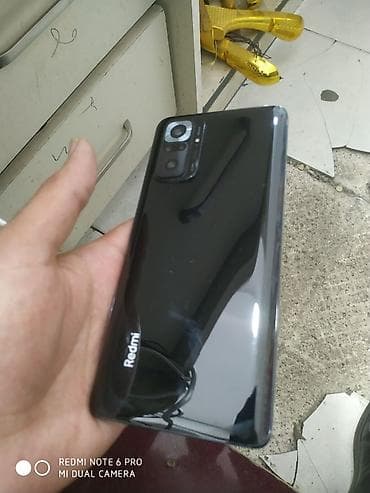 Redmi Note 10 Pro, 128 GB, rəng - Qara, İki sim kartlı, Sensor, Barmaq izi