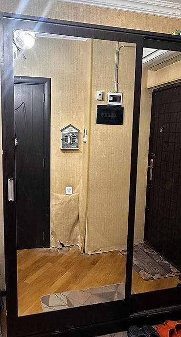 qapi sekilleri: 2 qapılı, Güzgülü, Qəhvəyi, Digər material, Kupe, Düz dolab — 5