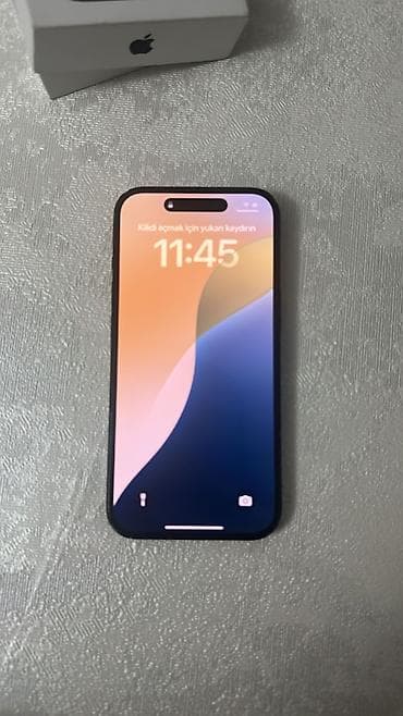 IPhone 15, 128 GB, Qara, Simsiz şarj